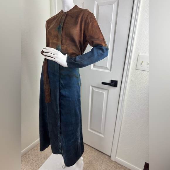 Cloth & Stone Perla Tie-Dye Maxi Shirtdress Size Medium. - Picture 4 of 14